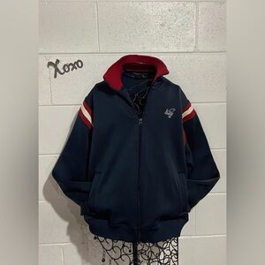 Abercrombie & Fitch Y2K Vintage Track Jacket Logo Preppy